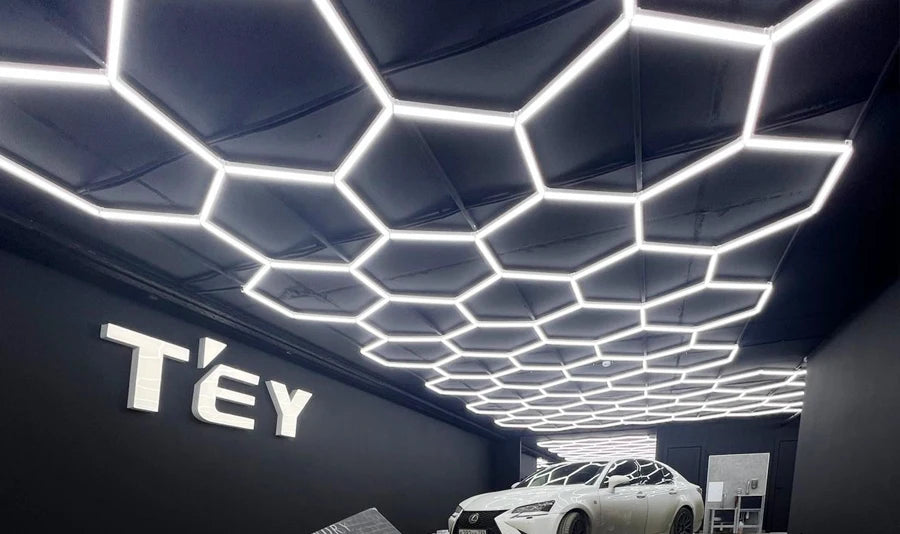 Honeycomb LED DIY Hexagon Garage Light