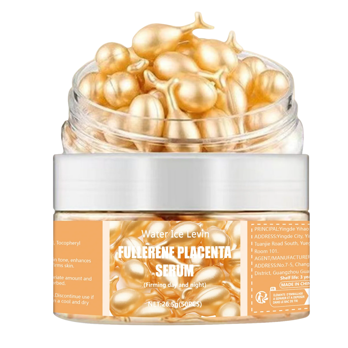 50Pcs Hyularonic Collagen Capsules Face Care