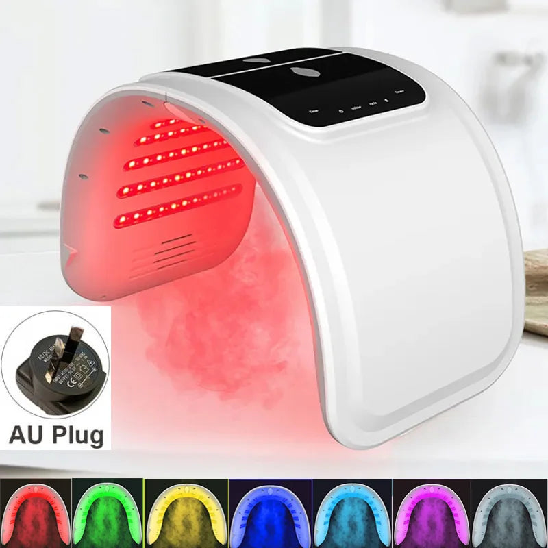 LED Light Therapy Face Mask With Facial Spray