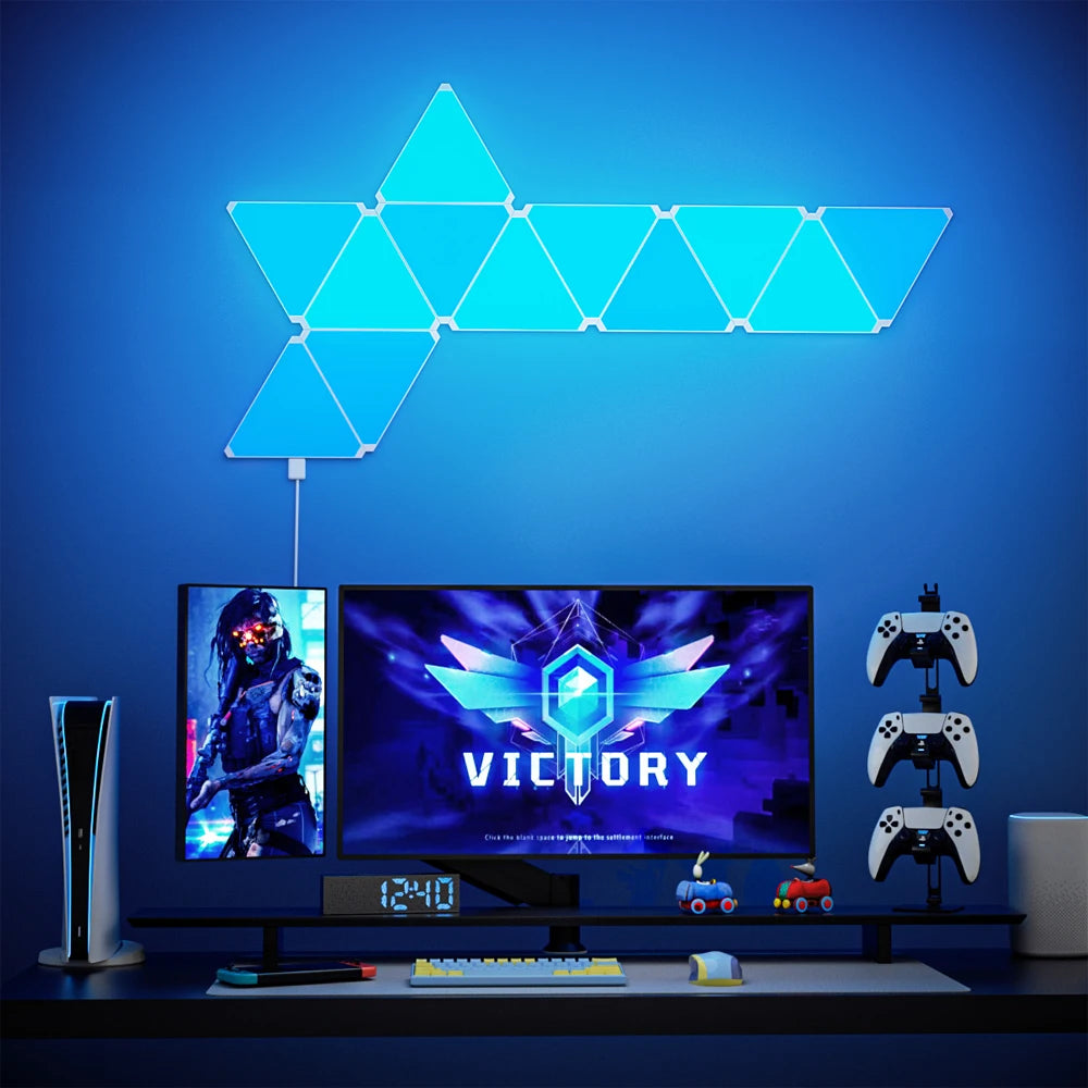 Super Thin LED Triangle Quantum Wall Light