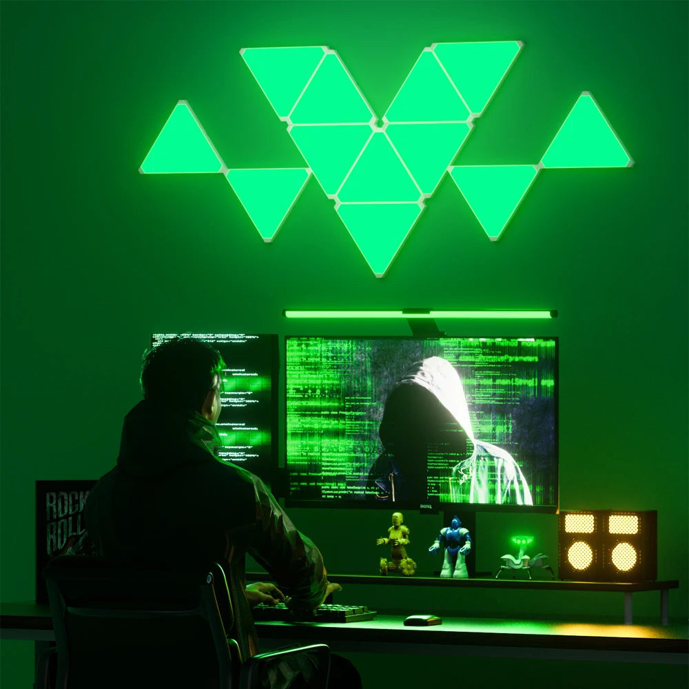 Super Thin LED Triangle Quantum Wall Light