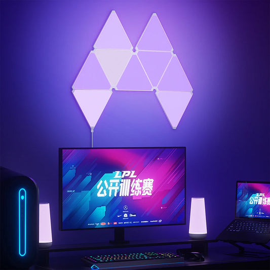 Super Thin LED Triangle Quantum Wall Light