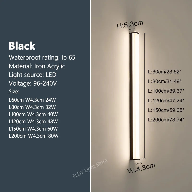 Modern Outside Waterproof LED Strip Light