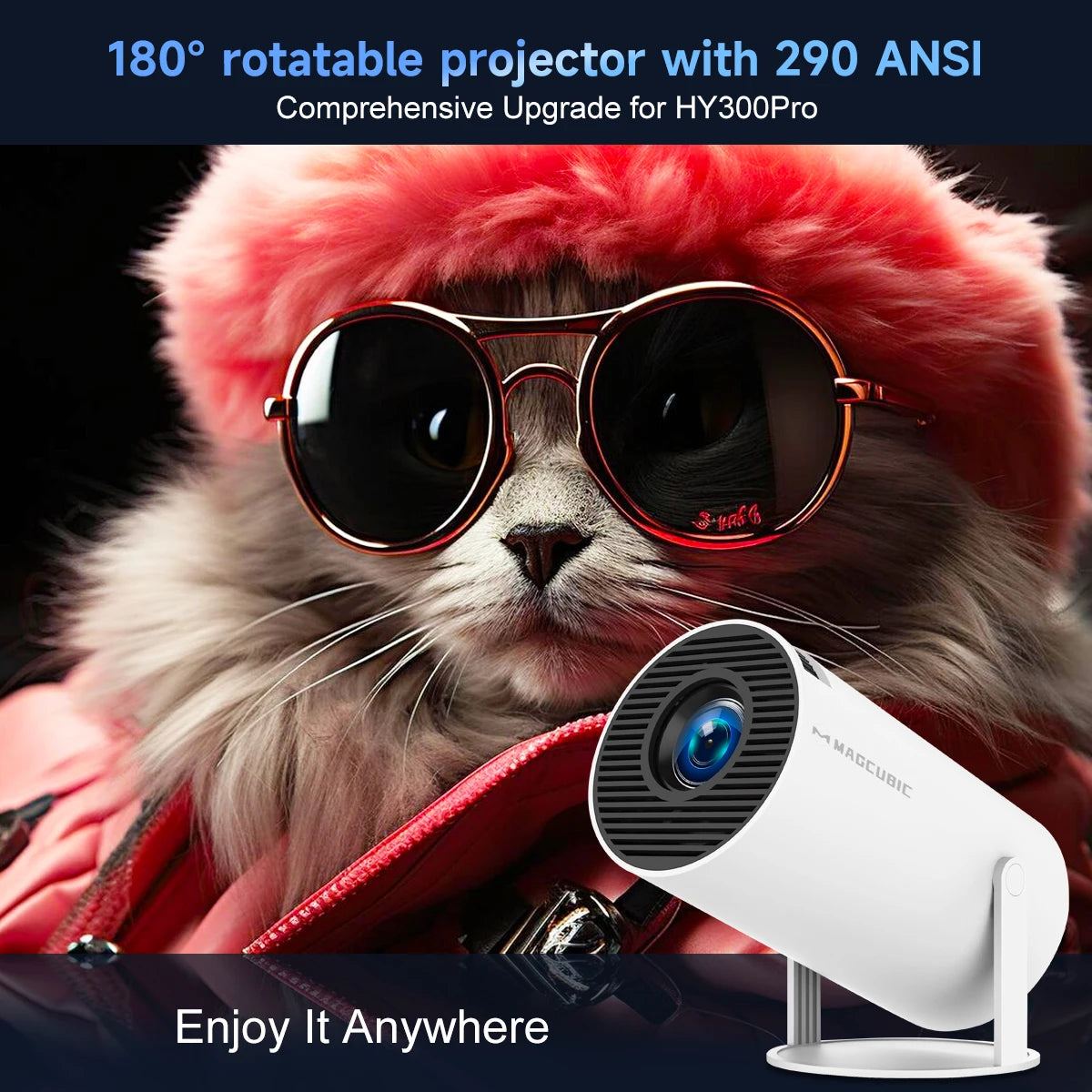 Magcubic HY300X Pro Projector 4K 1280*720P