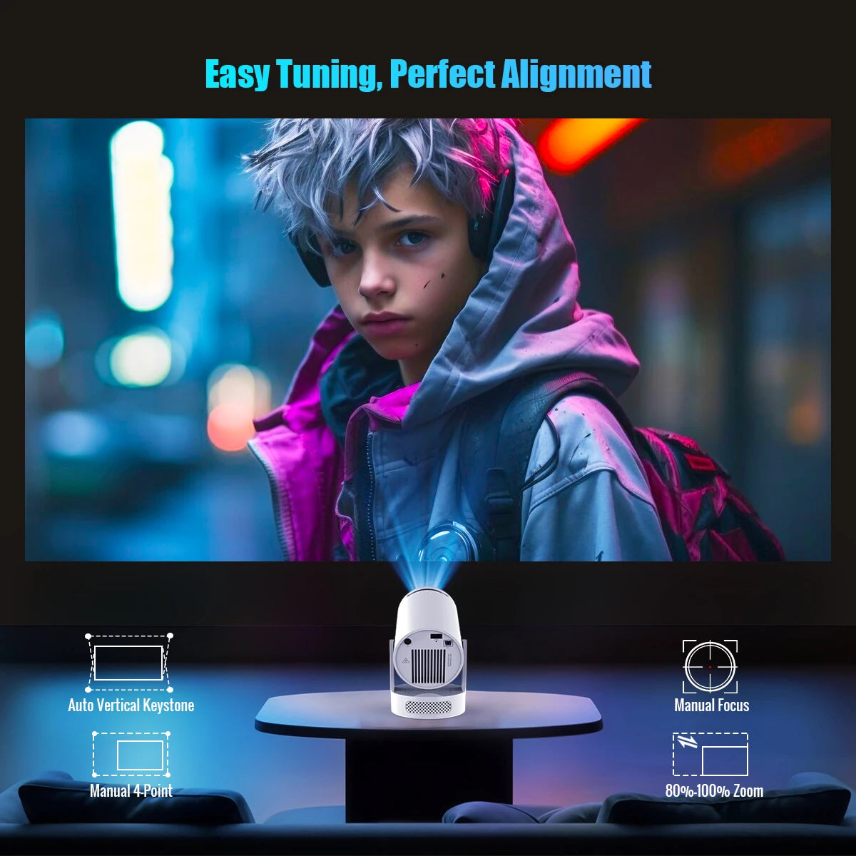 Magcubic HY300X Pro Projector 4K 1280*720P
