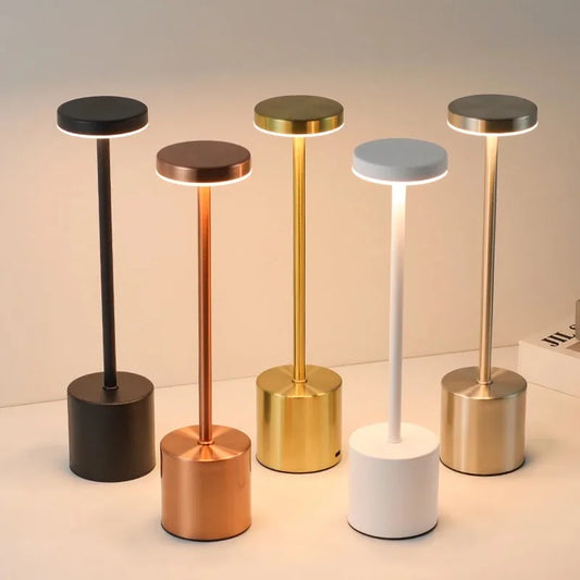 Simple Touch Sensor LED Table Rechargeable Desk Lamp