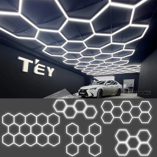 Honeycomb LED DIY Hexagon Garage Light