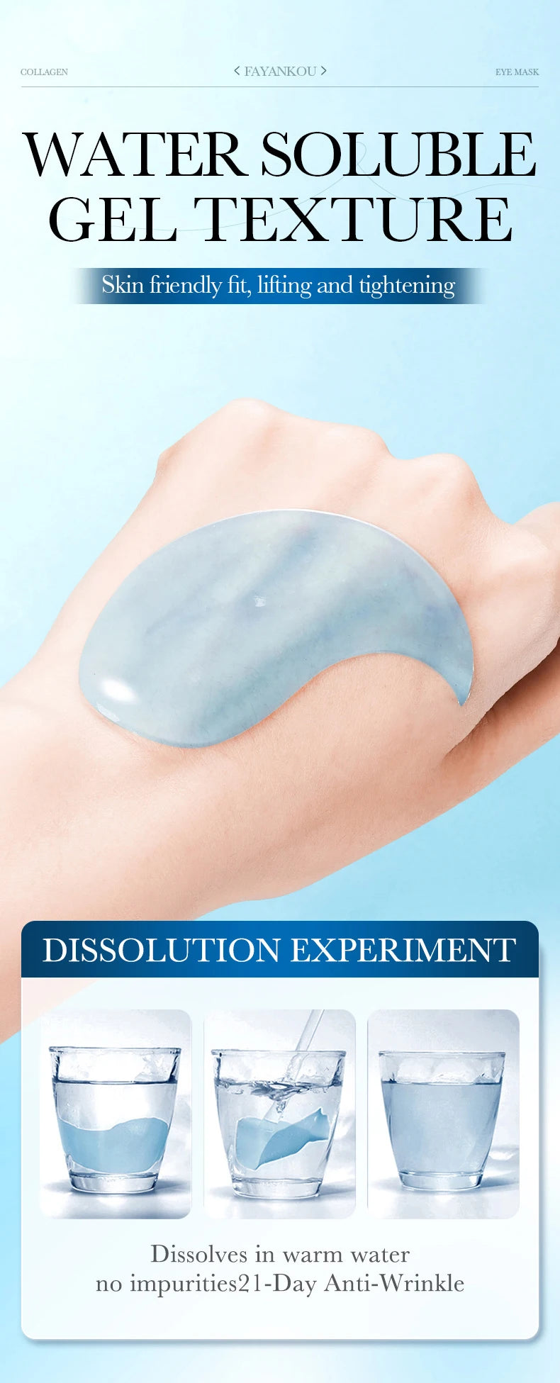60pcs Crystal Collagen Anti Dark Circle Eye Mask