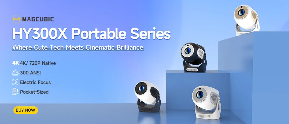 Magcubic HY300X Pro Projector 4K 1280*720P