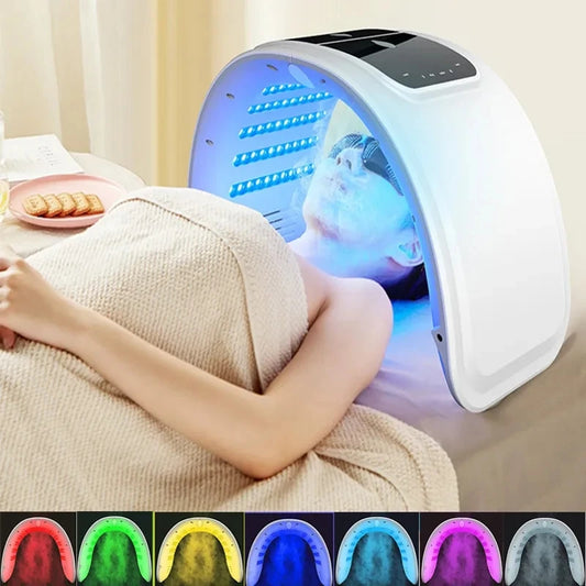 LED Light Therapy Face Mask With Facial Spray