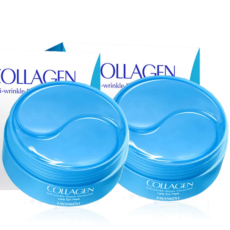 60pcs Crystal Collagen Anti Dark Circle Eye Mask