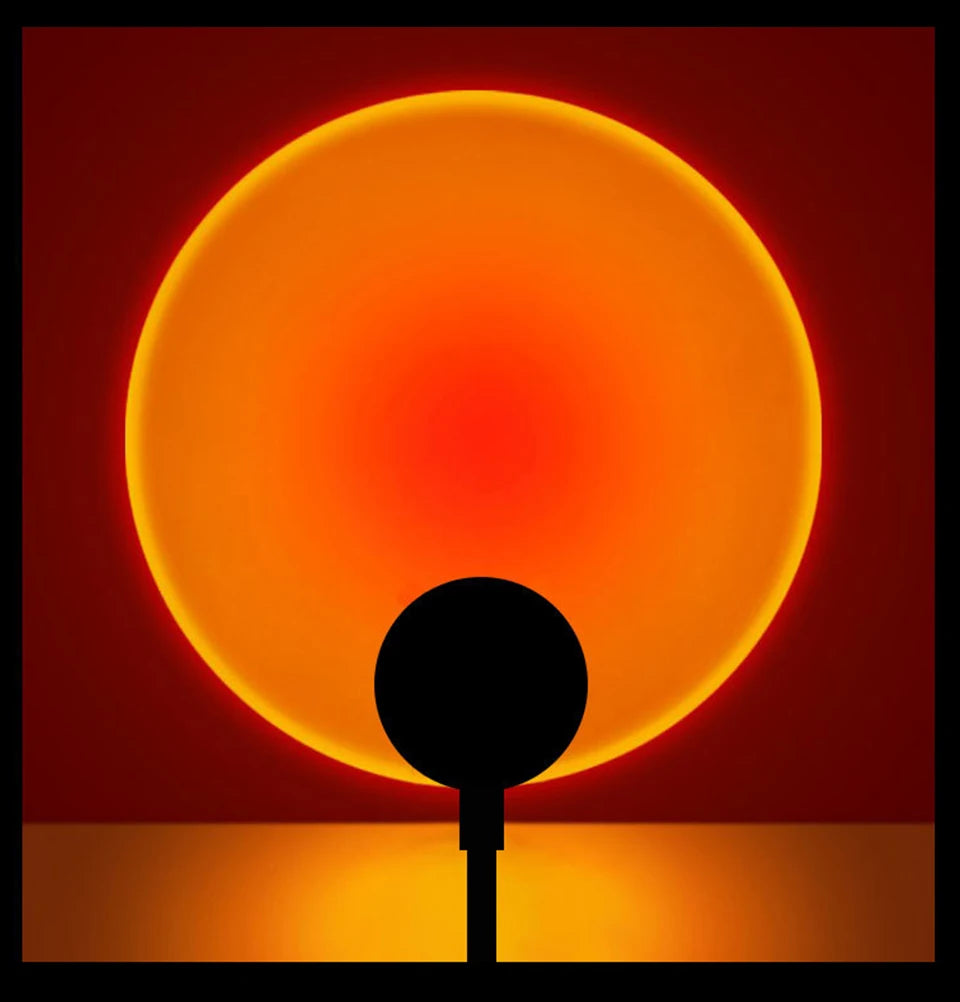 LED Sunset Lamp USB Projector