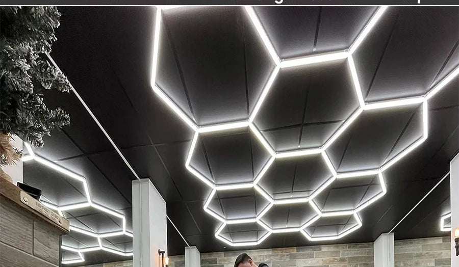 Honeycomb LED DIY Hexagon Garage Light