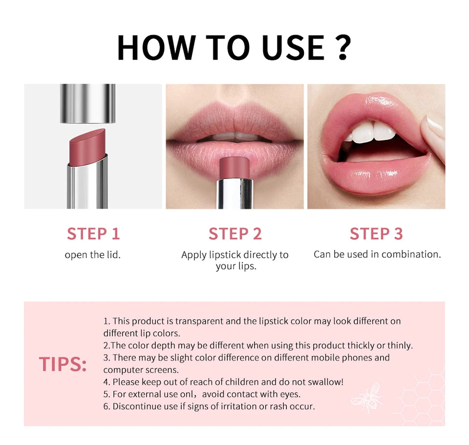 Black Honey Lipstick Long Lasting Moisturising Natural Lip Plumper