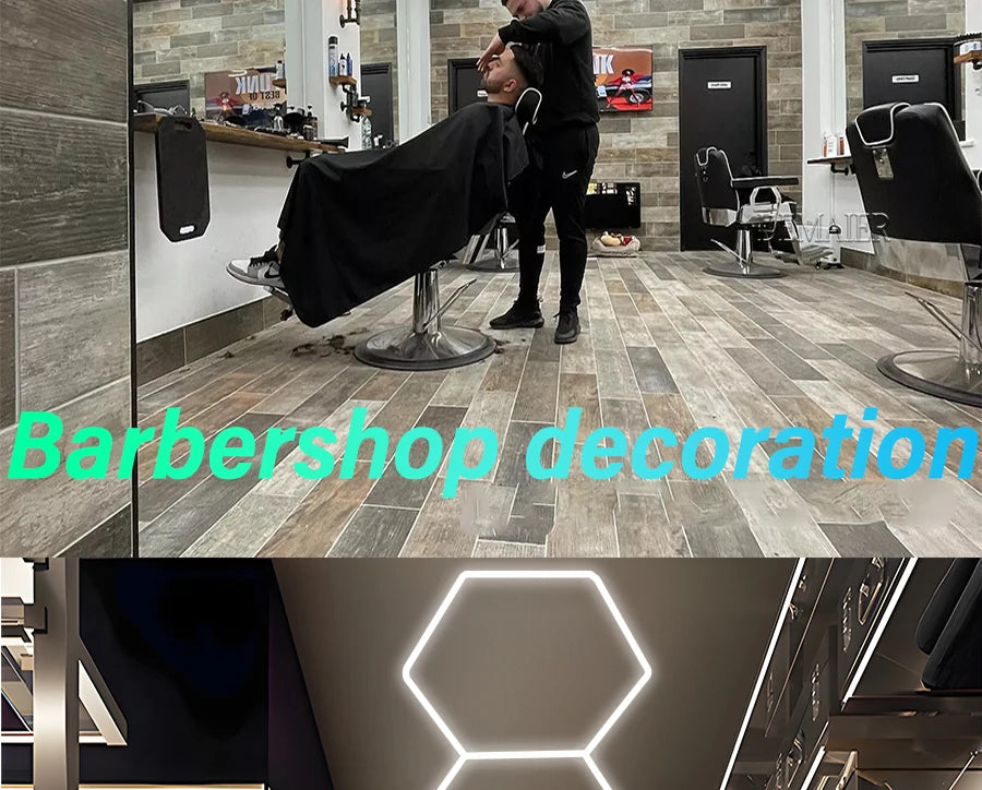 Honeycomb LED DIY Hexagon Garage Light
