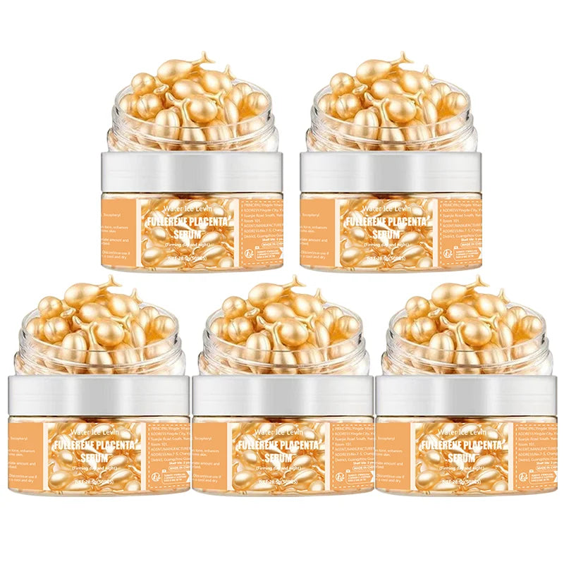 50Pcs Hyularonic Collagen Capsules Face Care