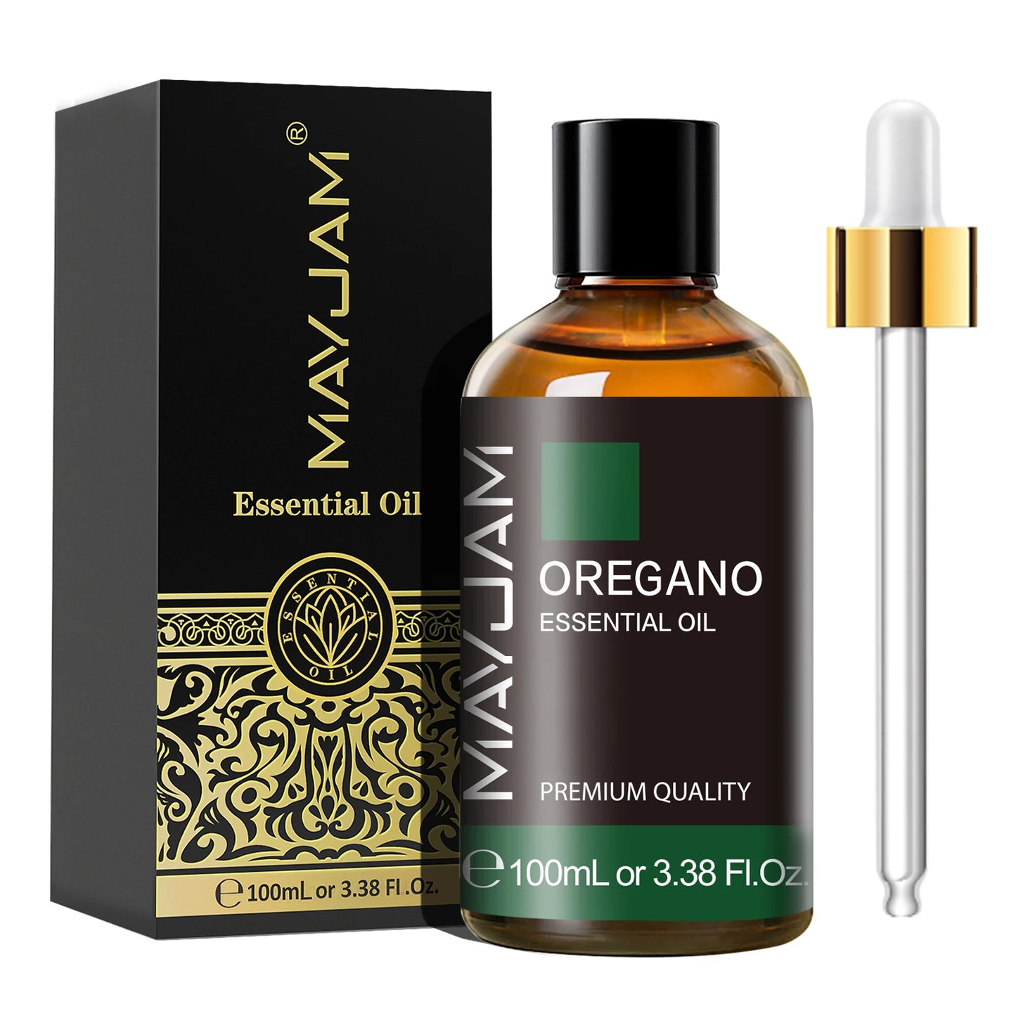MAYJAM 1PCS 100ML Essential Oil with Dropper Sandalwood Lavender Eucalyptus Vanilla Aroma Oil For Humidifier/Diffuser
