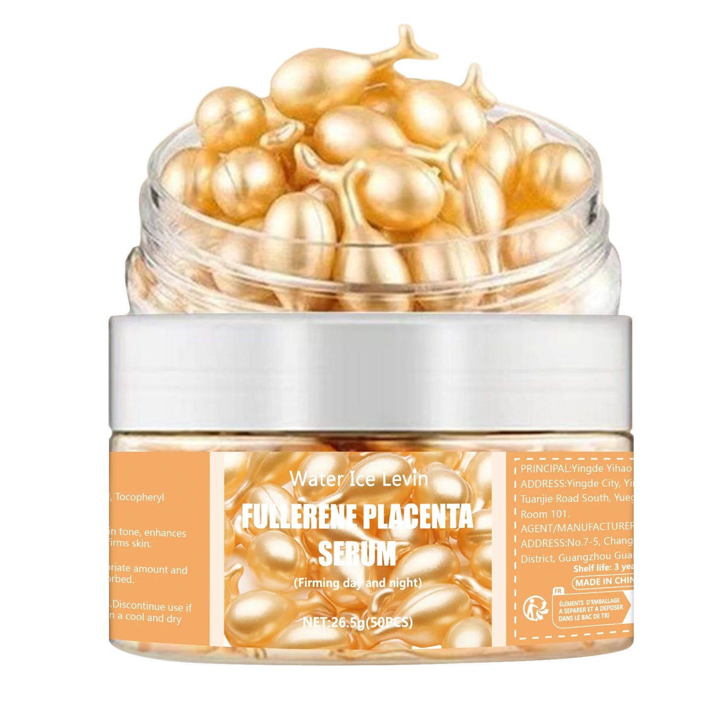 50Pcs Hyularonic Collagen Capsules Face Care