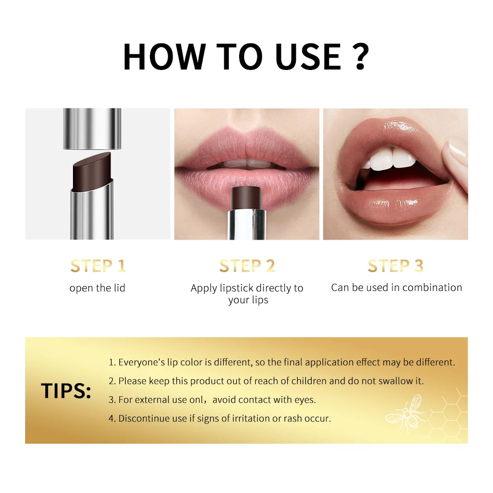 Black Honey Lipstick Long Lasting Moisturising Natural Lip Plumper
