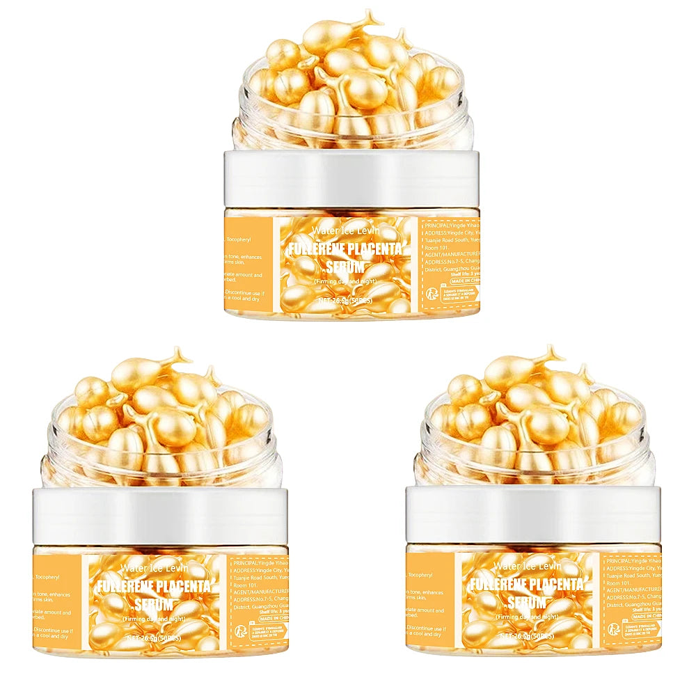 50Pcs Hyularonic Collagen Capsules Face Care