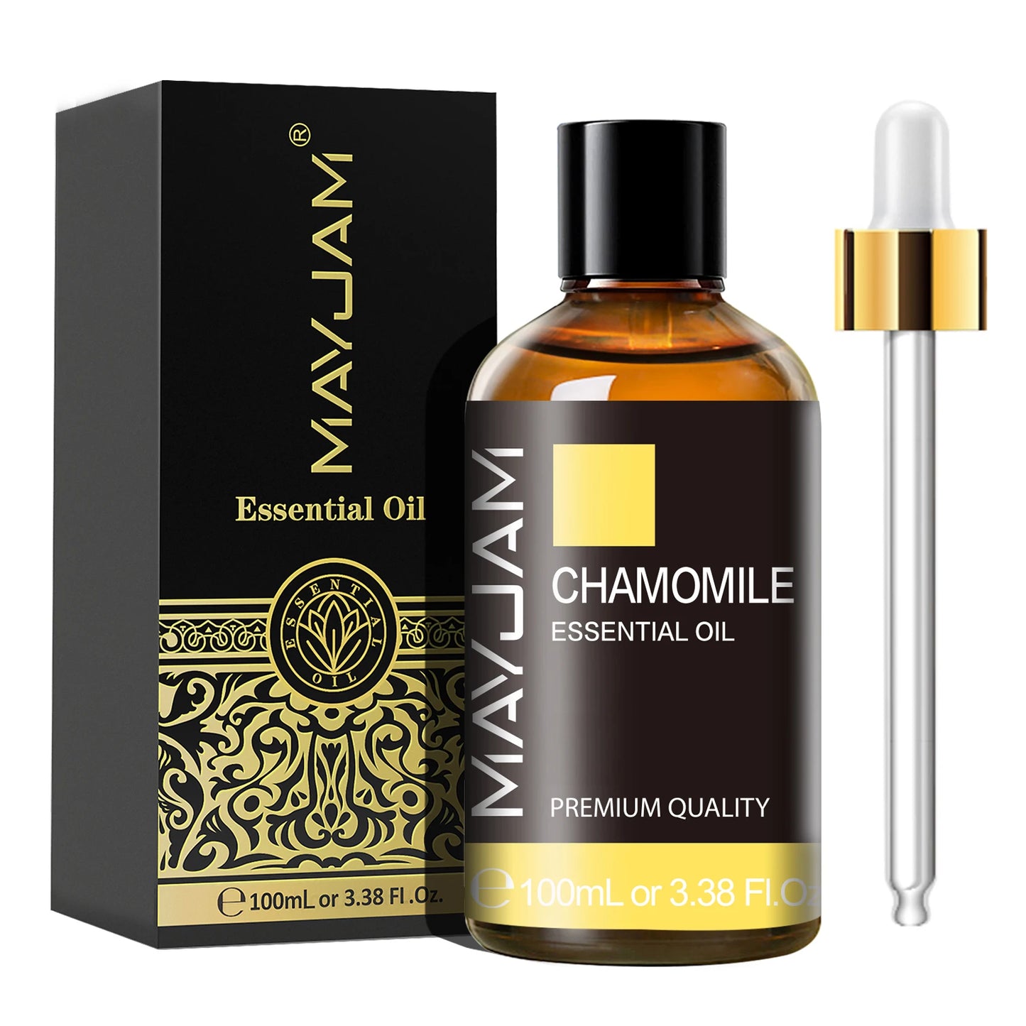 MAYJAM 1PCS 100ML Essential Oil with Dropper Sandalwood Lavender Eucalyptus Vanilla Aroma Oil For Humidifier/Diffuser