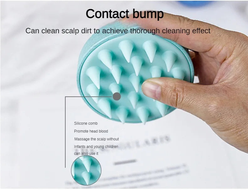 Head Cleansing Soft Scalp Massager