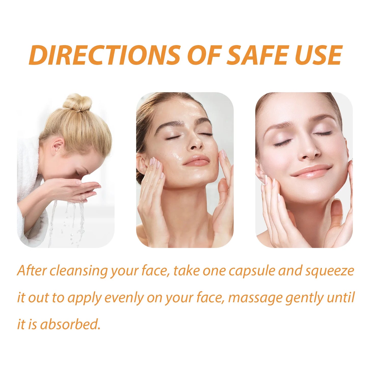 50Pcs Hyularonic Collagen Capsules Face Care