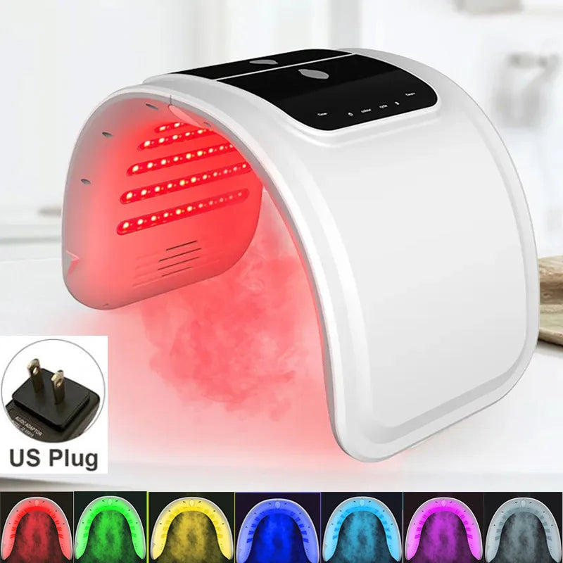 LED Light Therapy Face Mask With Facial Spray