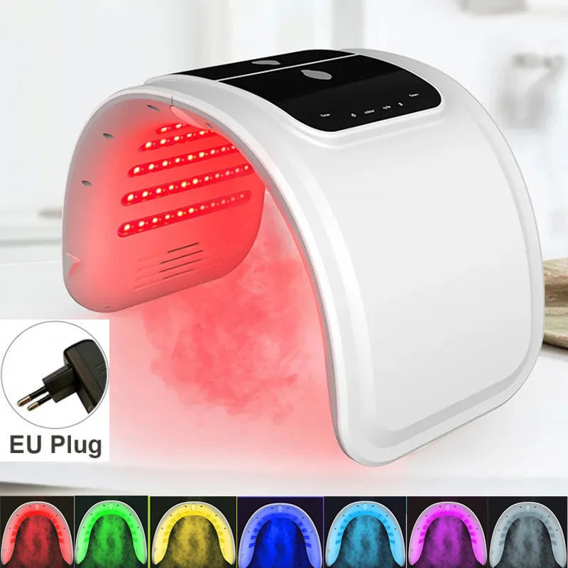 LED Light Therapy Face Mask With Facial Spray