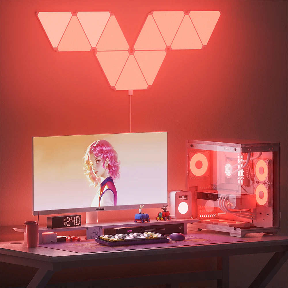Super Thin LED Triangle Quantum Wall Light