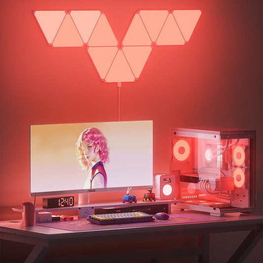 Super Thin LED Triangle Quantum Wall Light