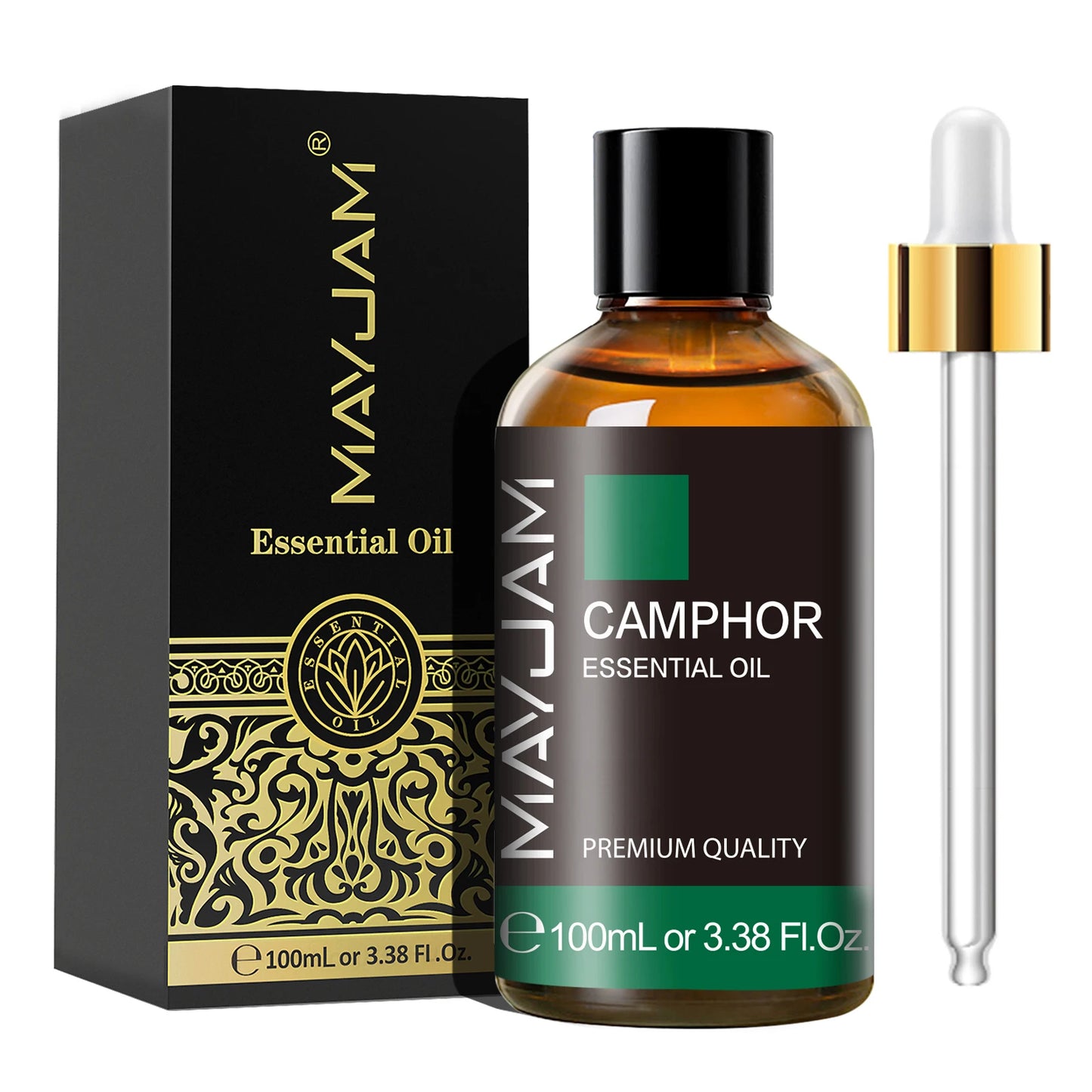 MAYJAM 1PCS 100ML Essential Oil with Dropper Sandalwood Lavender Eucalyptus Vanilla Aroma Oil For Humidifier/Diffuser