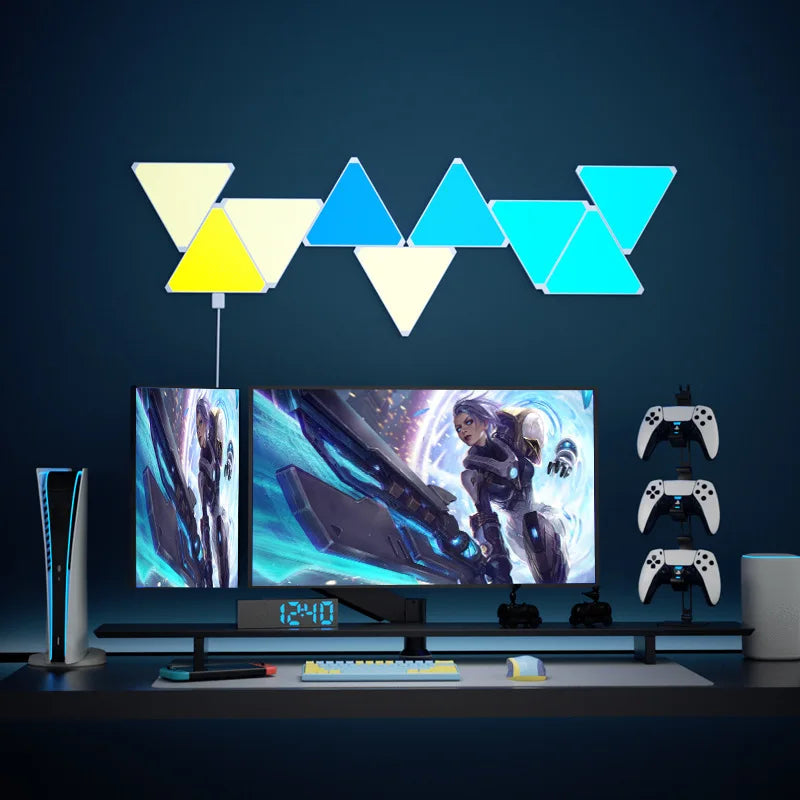 Super Thin LED Triangle Quantum Wall Light